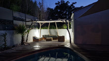 Charger l'image dans la galerie, PERGOLA EN BOIS FLOTTE 5,5 mètres x 3,5 mètres sans couverture