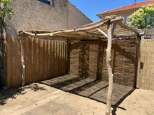 Charger l'image dans la galerie, PERGOLA EN BOIS FLOTTE 3,5 mètres x 3,5 mètres